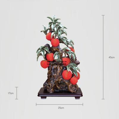 tượng sứ, tượng trung quốc, tượng cây vải, tượng cao cấp, quà tặng